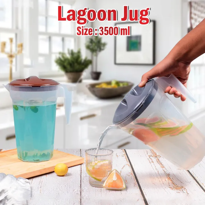 Lagoon%20Jug,%203500%20ml%20Plastic%20Water%20Jug,%20High%20Quality%20Plastic%20Jug%20Pitcher%20Jug%20Drinking%20Water%20Jug,%20Size:%20Width%2018%20cm%20x%20Height%2026%20cm%20-%20Image%202