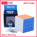 Original 4x4 Moyu Meilong Fast Speed Cube Stickerless Magic Cube Puzzle Educational Toy. 