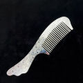 Imitation Silver Comb Anti-Static Long Handle Hair Comb Silver-Plated Massage Meridian Comb Silver Ion Comb Gold Shop Activity Small Gift. 