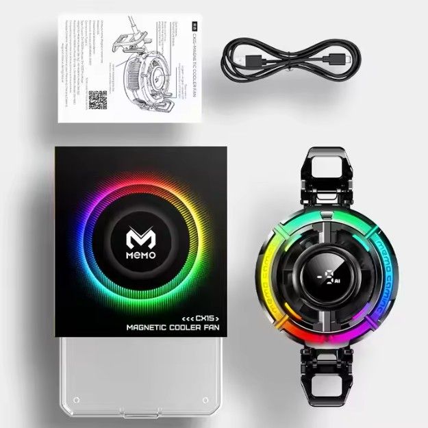 Memo CX15 (AI) / CX10 PRO (AI) / CX08 PRO / CX08 / CX07 Mobile Radiator Cooling Fan For Mobile - 15W / 25W Power - Freezed Instantly - Heatsink For Mobile - Working Fastly - ORIGINAL