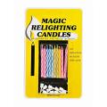 Magic Relighting Candles (Pack of 10 Candles) for Birthday & Parties. 