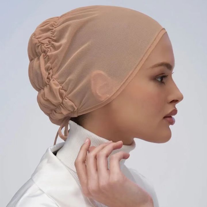 Breathable%20Hijab%20Undercap%20Summer%20Headcover%20Instant%20Mesh%20Bonnet%20Hijabs%20For%20Women%20Muslim%20Turbans%20Inner%20Cap%20Thin%20Muslim%20Women%20Hijab%20-%20Image%207