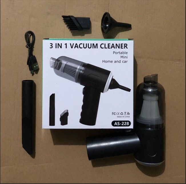 Mini Vacuum Cleaner, Portable Vacuum Cleaner For Car, Suction & Air Blower For Car Accessories, Home Cleaning Tools, Wireless Vaccum Cleaner For Home, Laptop, Keyboard, Sofa