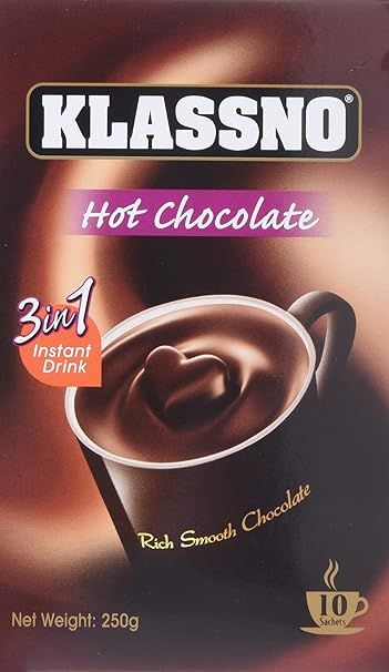 Klassno 3in1 Hot Chocolate Coffee 10Sachets 250g (IMPORTED)