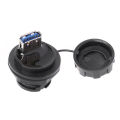 USB Female Socket Plug Panel Mount Adapter USB 3.0 Waterproof Connector IP68. 