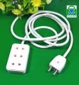 DreamsMart AC 250V/10A Extension board with 9 Feet pure 40/76 copper wire 3 sockets extension Board power 3-Ways Electric Power Supply. 