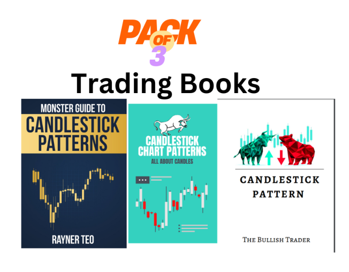 Pack Of 3 Trading Books Candlestick Chart Patterns | Best Book OF Learn Candlestick Patterns Basic To Advance
