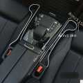 Car Seat Gap Filler, 2 Pack Multifunctional Car Seat Organizer with Cup Holder, Car Console Side Organizer for Cellphones, Wallets, Keys, Coin, Cards, Sunglasses, Passenger Side & Driver Side - Black. 