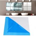 dy acrylic Flexible Mirror Sheets Mirror Wall Stickers Self Adhesive Plastic Mirror Tiles for Home Decor. 