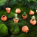 6 Pcs/set Small Mini Clay Pots Tiny Terra Cotta Pots Small Flower Pots Pottery Planter for Indoor Outdoor Plants DIY Craft Desktop Windowsill. 