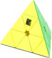 Original Moyu Meilong Pyramid Stickerless Rubik Cube 3x3 - Very Smooth Turning sticker less Pyraminx Triangle Cube Puzzle Game. 