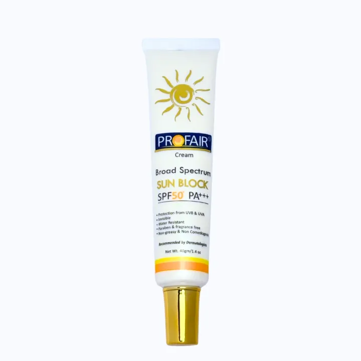 PROFAIR%20CREAM%20SUNSCREEN%20SPF%2050%20PA+++%20%7C%20Invisible,%20Water-Resistant,%20Non-Greasy%20&%20Non-Comedogenic%20Formula%20%7C%20Dermatologist%20Recommended%20for%20All%20Skin%20Types!%20-%20Image%208