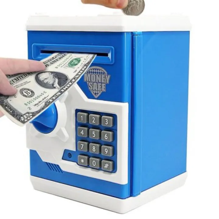 Electronic Money Safe Box Mini ATM Machine Doraemon | Daraz.pk