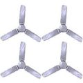 Waterproof & Dustproof Three Blades Ceiling Fan Covers with Motor Cover Grey/Black. 