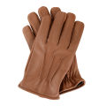 Swift Wears Men's 100% Real Genuine Leather Winter Gloves Black. 