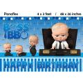 Birthday Backdrop Boss Baby Theme (pana-flex) Design#5. 