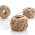 Pack of 3 - Multifunctional 100Meters Long Natural Jute Rope Brown Jute Rope Twine String Cord Shank Craft String, DIY Jute Rope for All Art Craft and Other Glass Bottle Decor Purpose. 