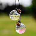 Car Hanging Diffuser Bottles Empty Glass Bottle With Flower Car Mirror Aromatherapy Fragrance Hanging Pendant Car Accessories. 