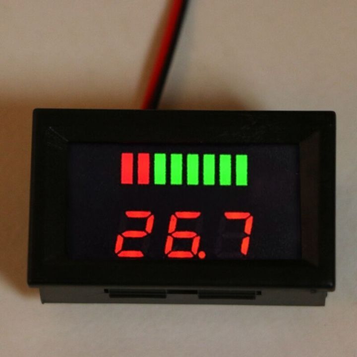 Meter%2012V%20Battery%20Charging%20Level%20Indicator%20Dual%20bar%20graph%20+%20Volt%20meter%20-%20Image%202