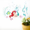Disney The Little Mermaid Anime Figure Ariel PVC Wall Bathroom Sticker Room Decoration for Kids Room Living Room Birthday Gifts. 