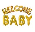 Welcome baby Foil Balloons Alphabets, Welcome Baby Girl, Welcome Baby boy, Welcome decoration set.. 