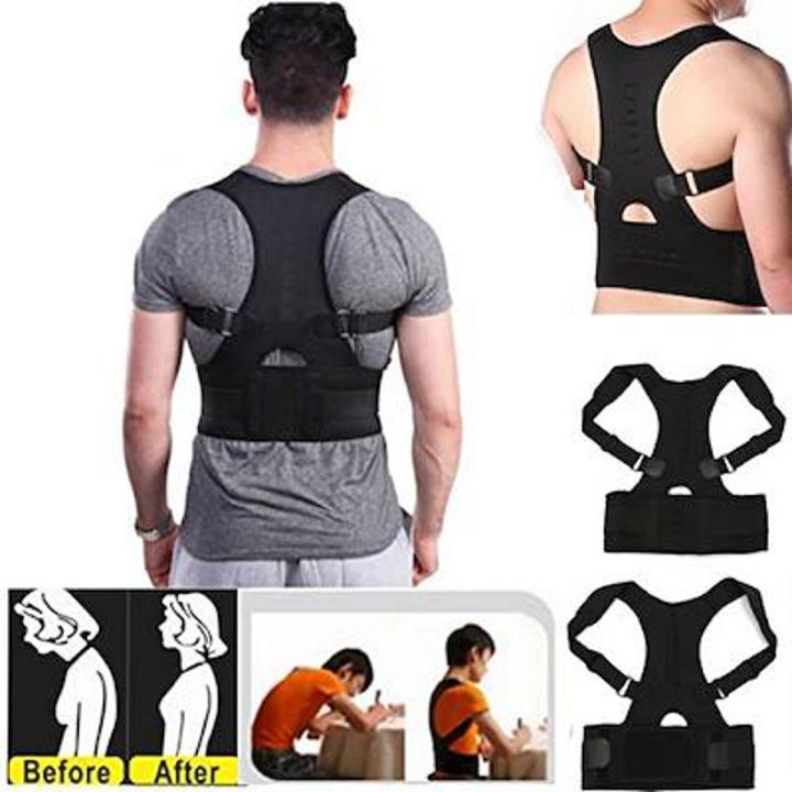 Pain Reliever Belt Posture Corrector, Shoulder Back bone Support Belt for Men and Women unisex