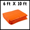 WATER PROOF TARPAL ORANGE | PLASTIC TARPAULIN | LONG LASTING RAINPROOF TARPAL USE FOR CANOPY TENT, WATER POOL, MATERIAL STORAGE, BOAT COVER, CAR COVER, TRUCK COVER, ROOF, SUNSHADE, BIRD CAGE COVER. 