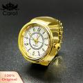 Carat Digital Ring Watch Stylish Elastic Finger Ring Watches for Men Women Clear Dial Quartz Timepiece for Valentine's Day Gift Adjustable Ring Watch. 