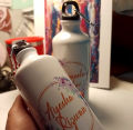 Customized Water Bottle - You can print your Logo, Text, Name and picture - 600 ml Stainless Steel HD printed best gift gift for him for her. 
