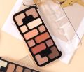 USHAS 12 Colors Earth Tone Eyeshadow Palette With Highlighter Shimmer Matte And Glitter Finish. 