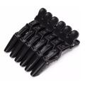 Crocodile Hair Clips Black 6 Pcs. 