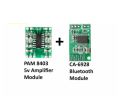 1 PCS CA-6928 Bluetooth audio module 3.3v-5v 5v Mini Bluetooth Amplifier Circuit Board Module Kit with PAM 8403 PAM8403 5V Two-channel Stereo Mini Class D 3W+3W Audio Amplifier. 