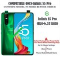 For Infinix S5 Pro Shockproof Airbag Anti Shock Resistant Clear View Transparent Silicone Back Cover. 