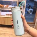 Glass Water Bottle 400ml – Vacuum Insulated, Leakproof & Durable – Ideal for School, Gym & Office – Trendy Hydration Bottle for Boys & Girls. 