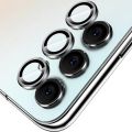 Samsung Galaxy A34/A14 5G Camera Lens Protector, Individual Tempered Glass Camera Screen Protector Metal Ring Lens Cover for Galaxy A34/A14 5G 1 set (silver). 