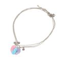 [ New ] Colorful Shell Necklace Magnetic Stitching Good Friend Love Sequin Pendant. 