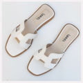 H-SLIDE - Women's Classic White Comfortable Slides. 