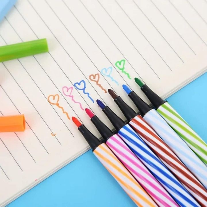 Multicolor%20Markers%20for%20children%20%7C%2012%20pieces%20with%20beautiful%20Duck%20box%20-%20Image%203