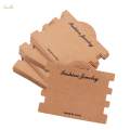 100 Pieces Necklace Display Cards for Selling Jewelry Bracelet Display Cards. 