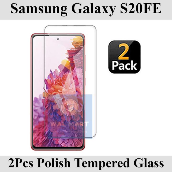 2Pcs Samsung Galaxy S20FE Tempered Glass Screen Protector Polish Glass For Samsung Galaxy S20FE