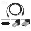 Printer cable USB A to USB Type B 2.0 100 % Branded Cable Type C Printer Scanner Cord Compatible for MacBook Pro, HP Canon Printers and More (4FT, Black). 