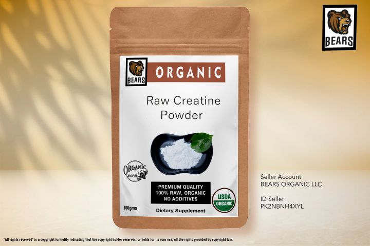 RAW CREATINE POWDER 100gm