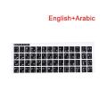 Laptop Keyboard Button Stickers English/Arabic. 