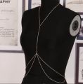 Trendy Fashion Body Harness Chain for Women and Girls - Golden Jewelry. 