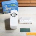 Toothpaste Dispenser with 5 brush holder for Bathroom with automatic toothpaste  - White. 