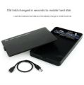 USB 3.0 2.5" Enclosure for SATA SSD & HDD Case Perfect Sata to Portable USB Super High Speed laptop Hard Disk Enclosure Box ABS Plastic Material. 
