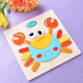 (Pack of 1 Pics ) Cartoon 3D Puzzle Jigsaw Wooden Toys For Children Cute Animal Traffic Puzzles Intelligence Kids Baby Early Educational Toys. 