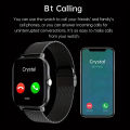 Smart Watch Android Phone 1.44'' Full Touch Color Screen Bluetooth Call Blood Oxygen Pressure Monitoring Smartwatch Women Men Nightmaree. 