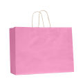 Paper Bags kraft paper gift bag with Twisted Rope Handle  - size 16 x 5.5 x 12.1 inches pack of 12 pcs. 