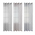 Linen Sheer Curtains Light Filtering Semi-sheer Polyester Linen Sheer Curtain Panels for Home. 
